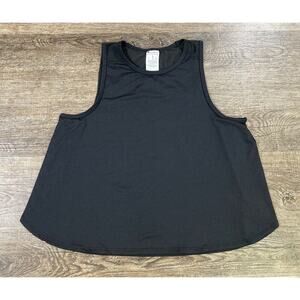 CHAMPION Women’s Drapey Mesh Loose Sleeveless Active Wear Tank Top Black S